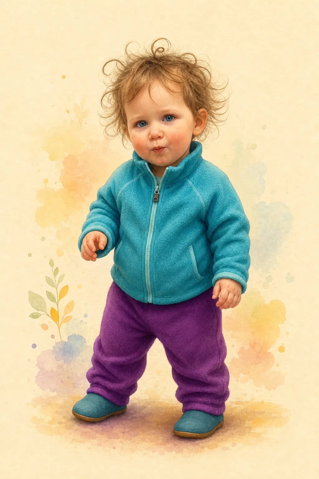 The approved illustrated character created from the example reference